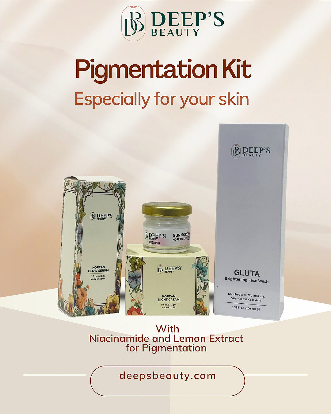 Pigmentation Kit for Melasma & Dark spots - Deep’s Skin Clinic