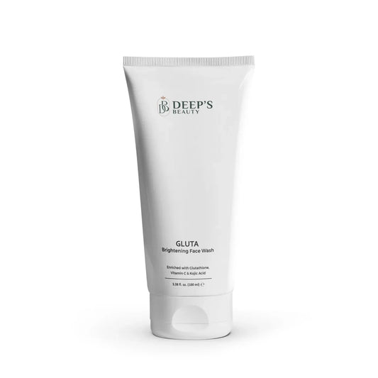 Gluta Brightening Face Wash – Gentle Skin Cleanser with Glutathione| Deep Clean, Fades Dark Spots, Brightens Dull Skin | For All Skin Types | 100ml - Deep’s Skin Clinic