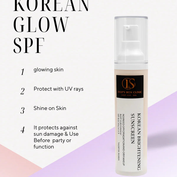 Glowing Korean SPF - Deep’s Skin Clinic